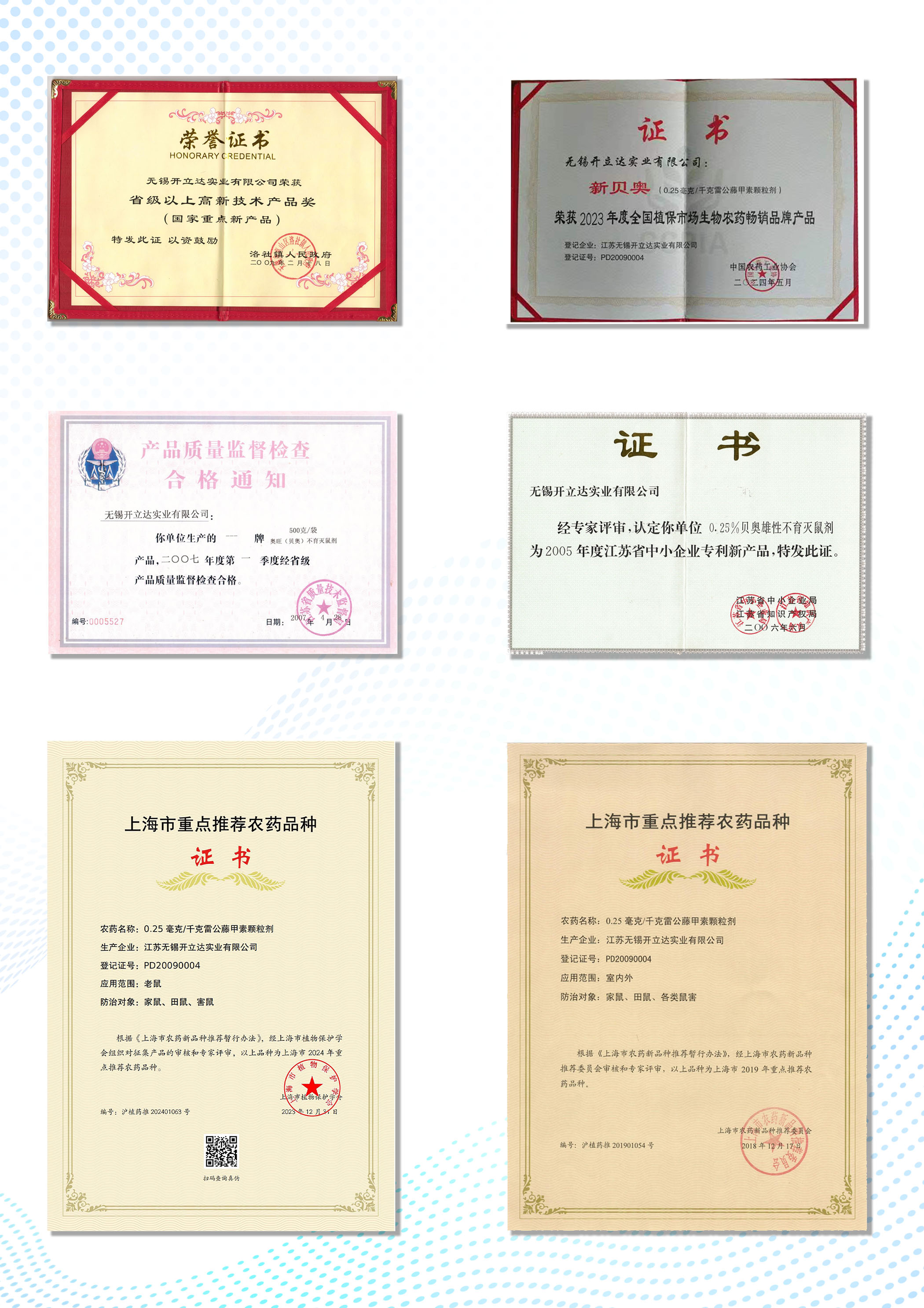 產(chǎn)品證書(shū)